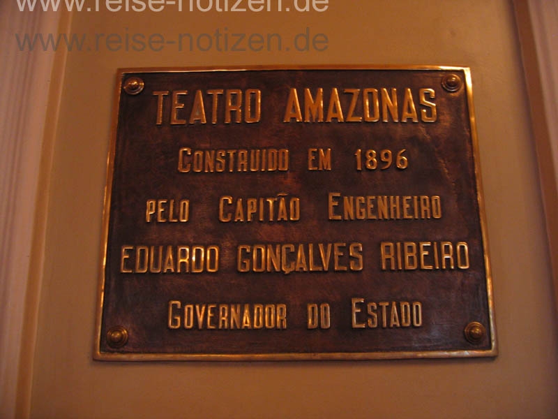 Theatro de Manaos - Bild von Reise-Notizen.de