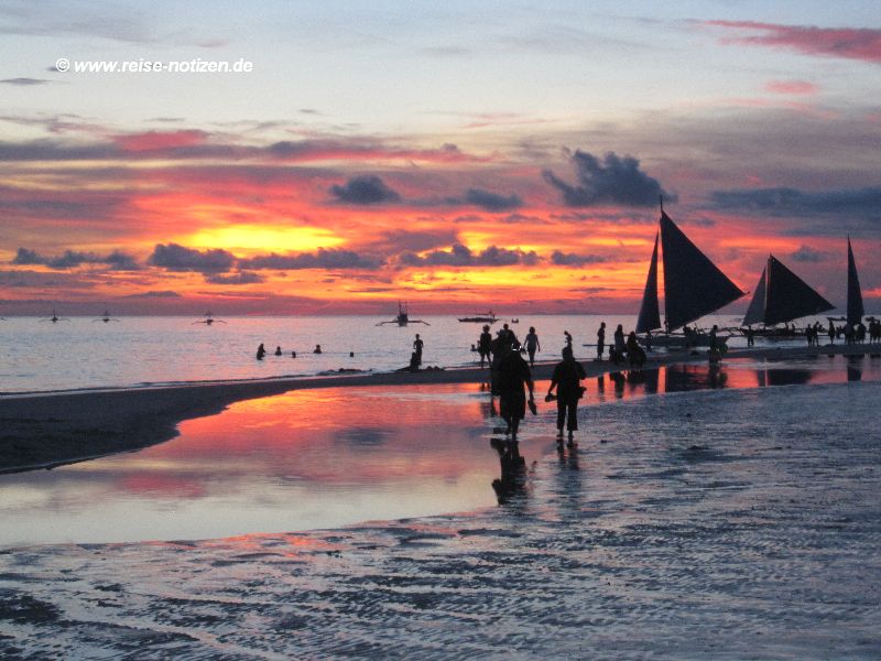 Abenstimmung in Boracay