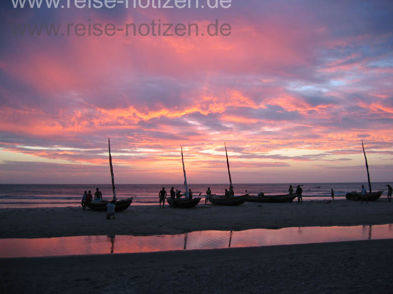 Sonnenuntergang in Jericoacoara