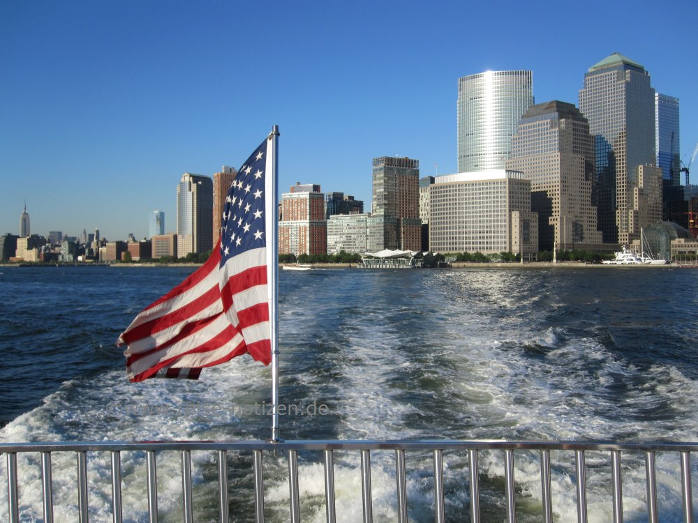 Blick auf Downtown New York