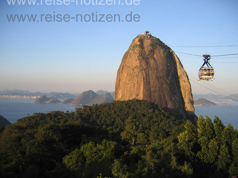 Abendstimmung - Seilbahn zum Zuckerhut