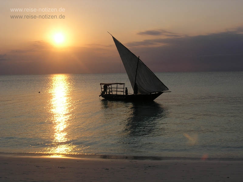 Abendstimmung am nördlichen Strand- Bild von Reise-Notizen.de