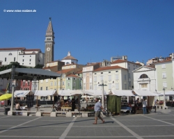 Hauptplatz in Piran