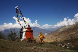 In der Nähe von Muktinath